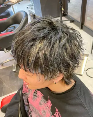 カラー メンズ ニュアンス/シャドウ /ツイスト/海斗のヘアスタイル