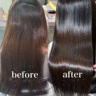 ロング ♡Aira♡lond /グレージュ/縮毛のヘアスタイル