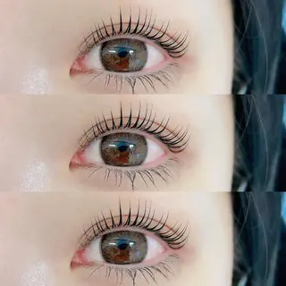 マツエク・マツパ アイブロウ MAUMU eyelash&eyebrow salon所属・𝙈𝙖𝙠𝙤 ꨄ 束感まつ毛 ꨄ北堀江のマツエク・マツパデザイン