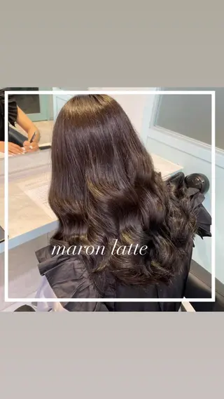 カラー トレンドカラー MAHOのヘアスタイル