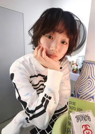 ミディアム groovy所属・groovy SaKura/学大のヘアスタイル