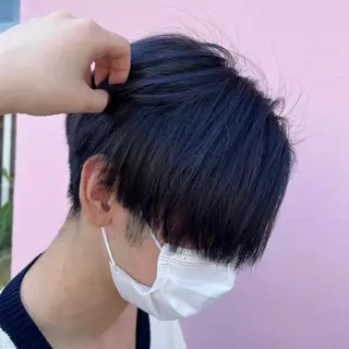 ショート カラー メンズ フルールドソレイユ所属・♡ナナコ♡ レイヤー/艶髪のヘアスタイル