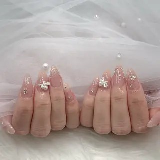 ネイル Ris🎀吹田ネイル ワンホン/ちゅるんのネイルデザイン