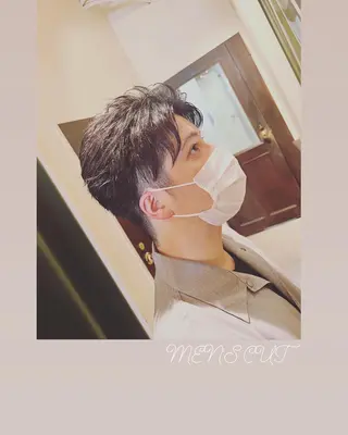 ショート メンズ ハイライト/インナー /ブリーチ/レイヤーのヘアスタイル