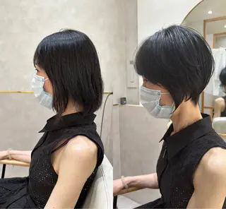 ショート 前席個室美容室Zina高槻髪質改善&トリートメント所属・✨ショートヘア特化✨ 福原優介のヘアスタイル
