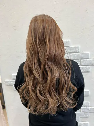 ロング カラー 太白区白髪ぼかし/ ボブカット/千葉達人のヘアスタイル