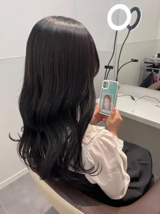 ロング カラー ヘアアレンジ 【ドルオタ美容師】 しょーごのヘアスタイル