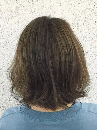 ミディアム カラー ヘアアレンジ ✨ハイクオリティ✨ 山本香也のヘアスタイル