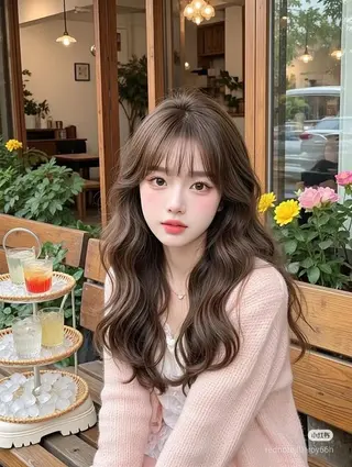 ロング 韓国ヘア🇰🇷 YURIYAのヘアスタイル