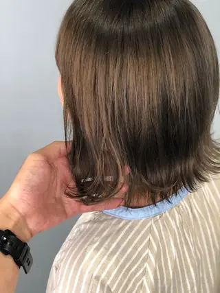 ショート カラー パーマ 艶髪/韓国レイヤー イノウエヒロキのヘアスタイル