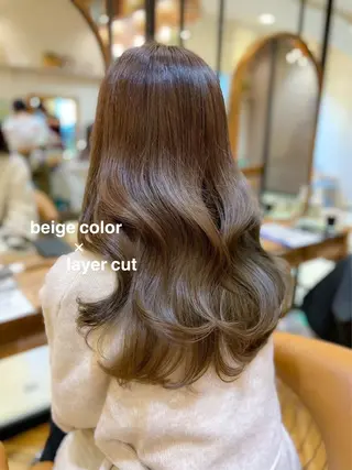 ロング カラー stylist/ボブ ことの/韓国レイヤーのヘアスタイル