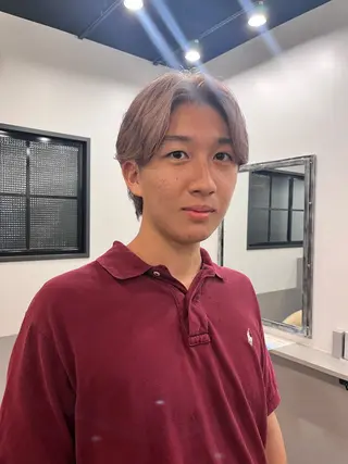 ショート カラー dogstar小林諒 レイヤー/パーマのヘアスタイル