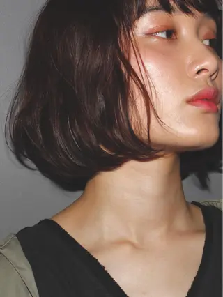 ショート カラー パーマ ヘアアレンジ 酒井 麻里のヘアスタイル