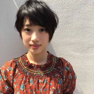 ショート パーマ THE DAY所属・AKI HASHIMOTOのヘアスタイル