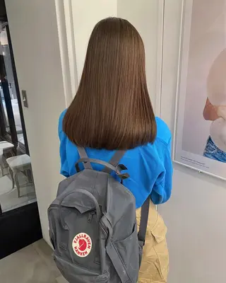 セミロング カラー riria/ボブ /ブラウンカラー🎀のヘアスタイル