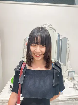 ミディアム 大坂谷 さくらのヘアスタイル