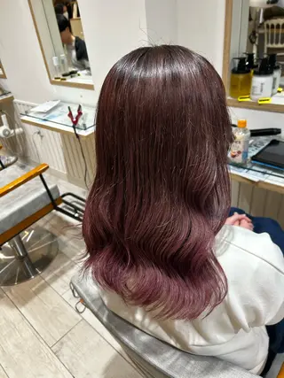 セミロング 大川 夏実のヘアスタイル