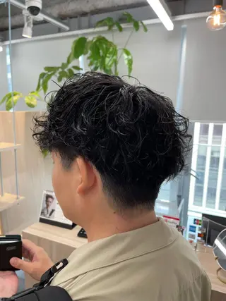 ショート カラー パーマ メンズ レイヤーカット/ kotomiのヘアスタイル