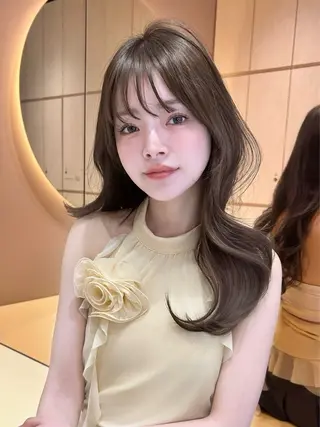 ロング カラー GLROW haruhiのヘアスタイル