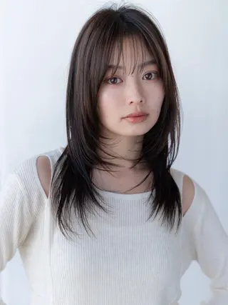 ミディアム カラー ✨髪質改善 縮毛矯正 艶髪 立川 コウキ✨のヘアスタイル