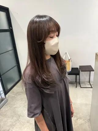 ロング 川口開世 cutのヘアスタイル