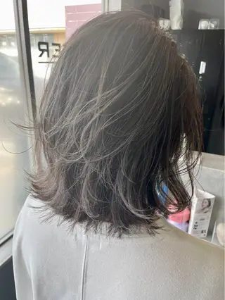 セミロング GLITTER赤塚店所属・GLITTER ハイ トーン🎀北野佑季のヘアスタイル