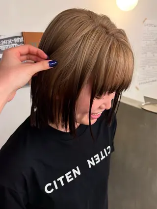 ショート tonari所属・ブリーチモデル/ カットモデル/Riaのヘアスタイル