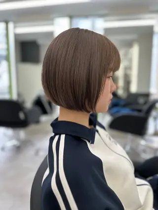 ショート カラー 似合わせスタイル 岡田勇哉のヘアスタイル