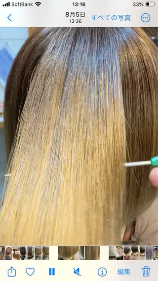 ミディアム JOYBOX フクハラのヘアスタイル