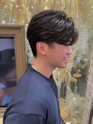 パーマ メンズ YU-KI 🐈‍⬛のヘアスタイル