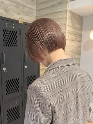 ミディアム カラー 色落ち綺麗透明感カラ /ボブ/ナカツヒカルのヘアスタイル