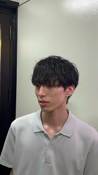 ショート パーマ メンズ 🦄カイ/メンズ 韓国ヘア/パーマ🦄のヘアスタイル