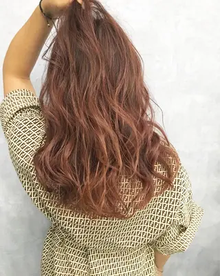 セミロング カラー レイヤーカット BLend 渋谷のヘアスタイル