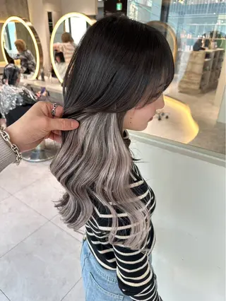 カラー shion 透明感カラーのヘアスタイル