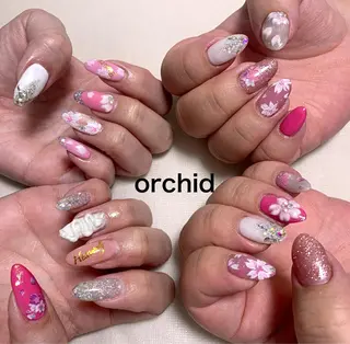 ネイル orchid ♡オーキッドのネイルデザイン