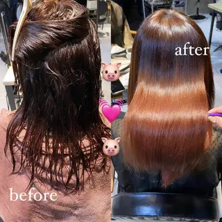 セミロング 大橋 美咲のヘアスタイル