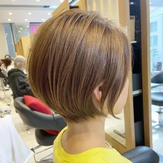 ショート ショート白髪染め無料 ／河瀬謙介のヘアスタイル