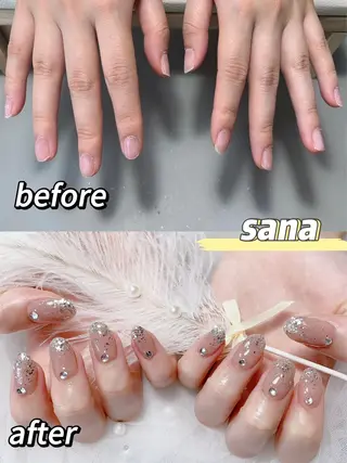 ネイル 💎CC・NaNa 韓国風ネイル🌙Cのネイルデザイン