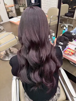 ロング カラー たかしな けいなのヘアスタイル