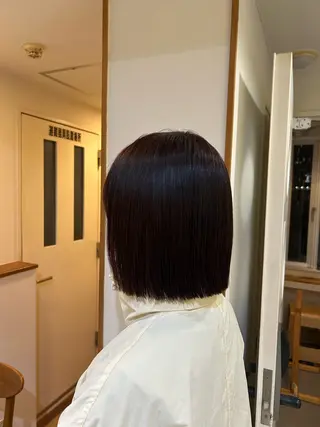 カラー UNBIRTHDAY ゆづみのヘアスタイル