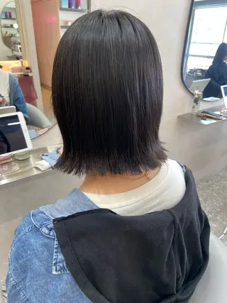 ミディアム 新宿/韓国ヘア 中明度カラー/かやのヘアスタイル