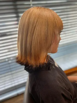 ミディアム カラー ヨシダ フミノリのヘアスタイル