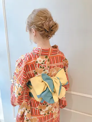 ヘアアレンジ 似合わせ艶髪カラー ❤️ハダユミのヘアスタイル