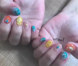 ネイル ツメトマツゲ .のネイルデザイン