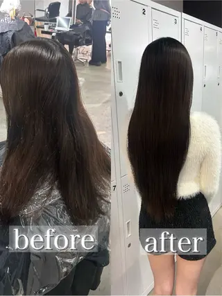 ロング 髪質改善大阪/ 酸性縮毛矯正/ゆうとのヘアスタイル