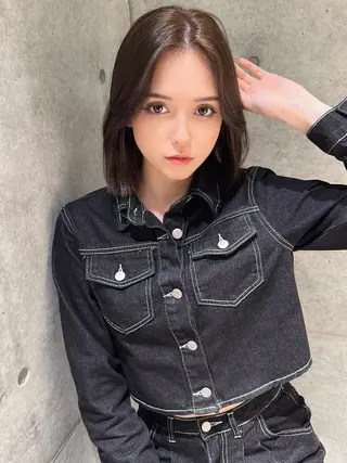 ミディアム ✨髪質改善特化✨副 店長椎葉信乃介のヘアスタイル