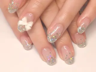 ミディアム AQUA nailのネイルデザイン