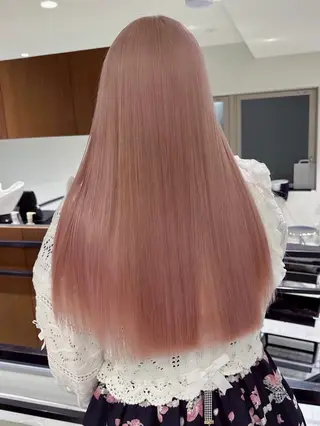 ロング 艶髪ハイトーン 💎凜💎のヘアスタイル