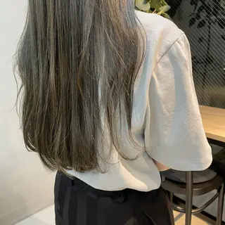 ロング カラー astar所属・kotono🪿 透明感カラーのヘアスタイル