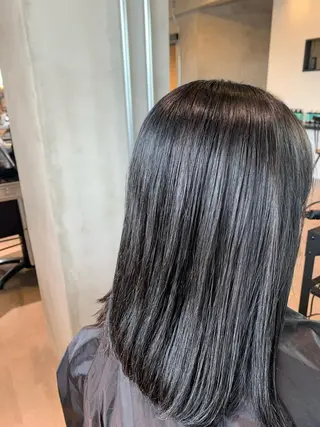 ミディアム カラー パーマ ヘアアレンジ メンズ ネイル Sia中野新橋 『JUNYA』のヘアスタイル